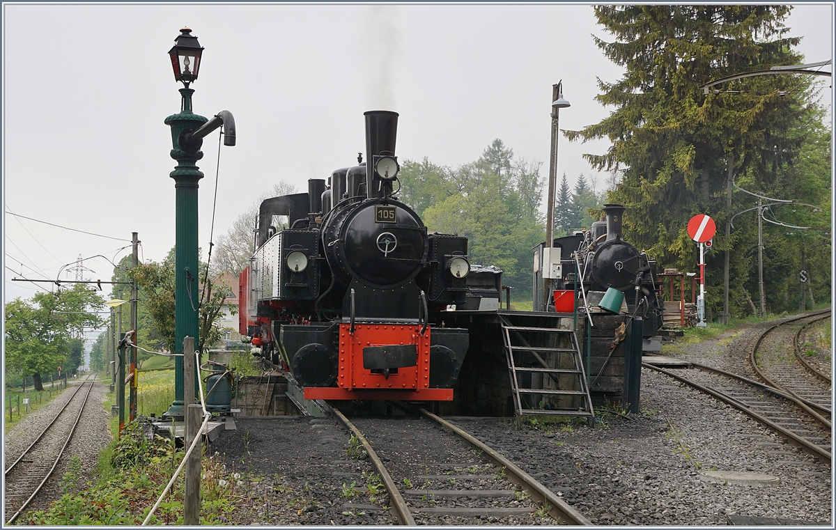 The Blonay Cahmby< G 2x 2/2 105 in Chaulin.

18.05.2019