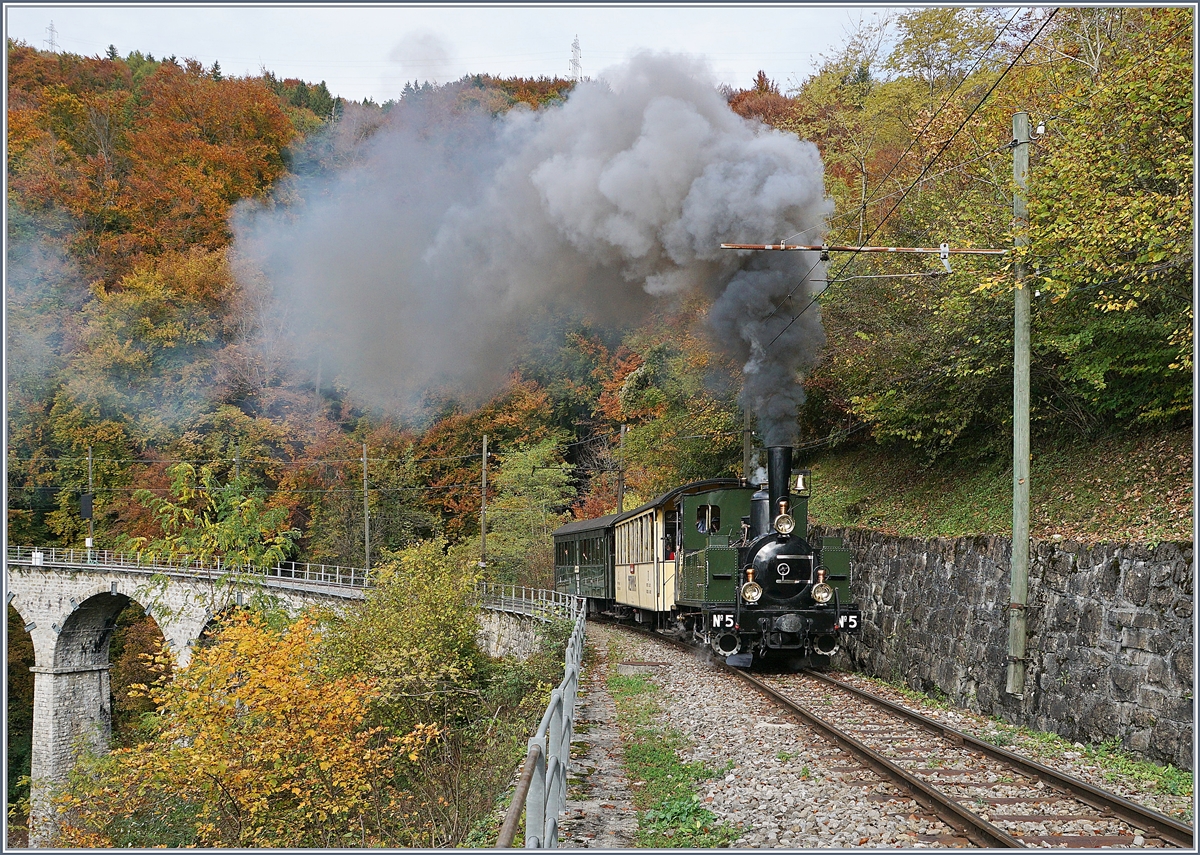 The Blonay-Chabmy G 3/3 N° 5 by Vers chez Robert.

27.10.2019