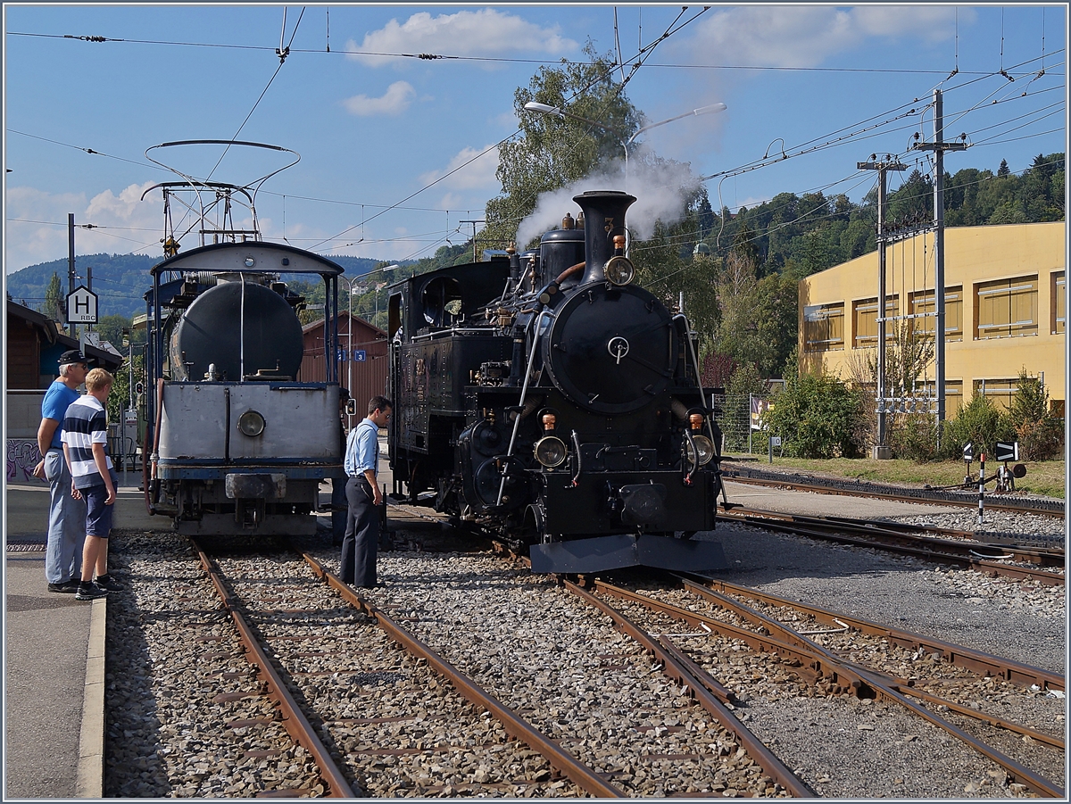 The Blonay Chamby BFD HG 3/4 N° 3 in Blonay.
19.08.2018