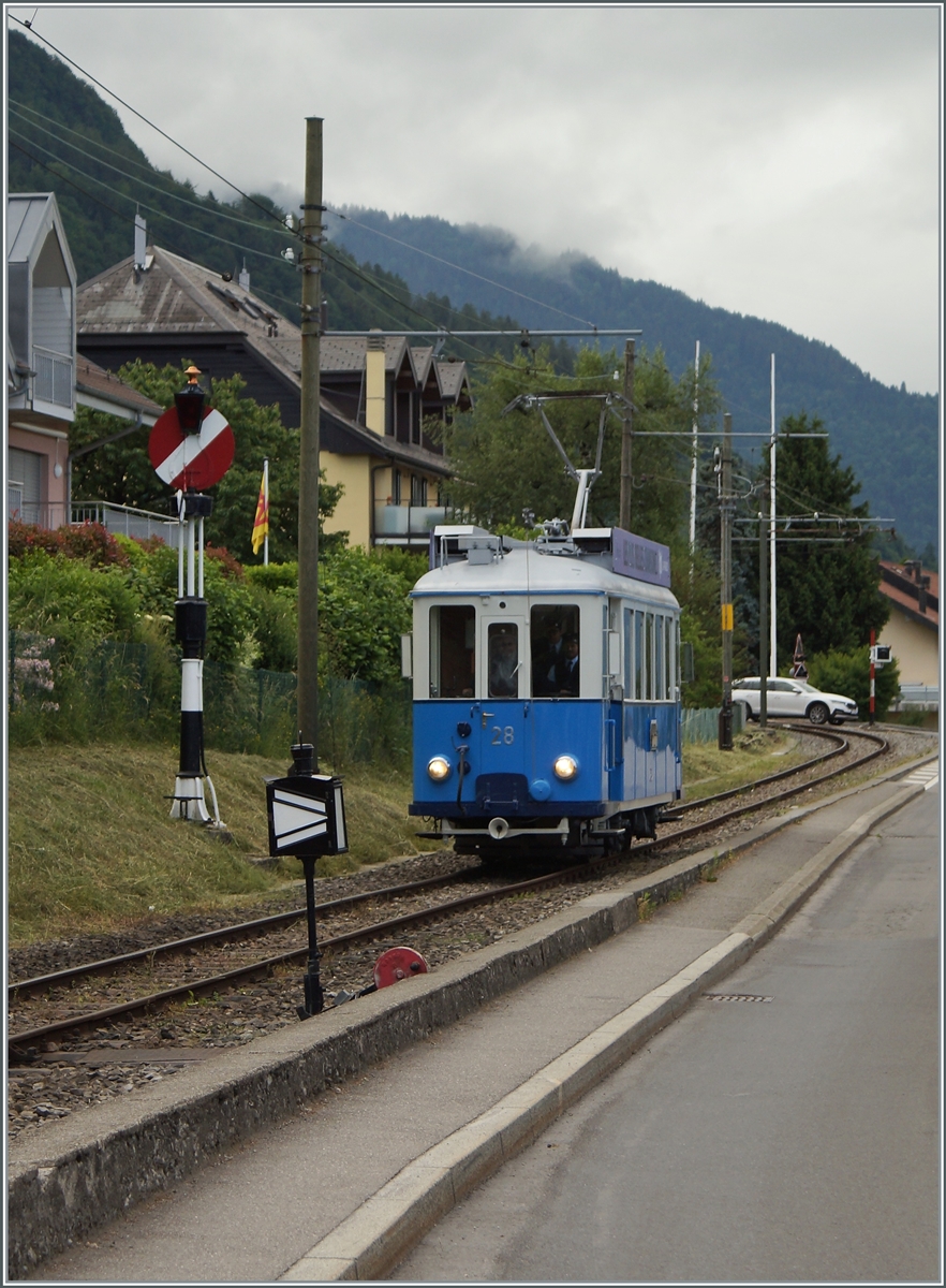 The Blonay-Chamby Ce 2/3 28 in Blonay.

28.05.2022