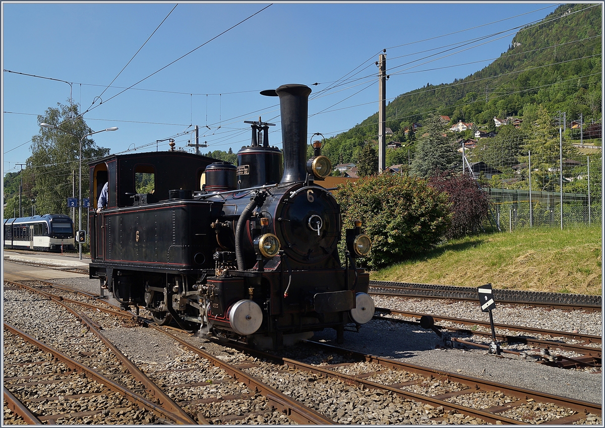 The Blonay-Chamby G 3/3 N° 6 in Blonay.

02.06.2019