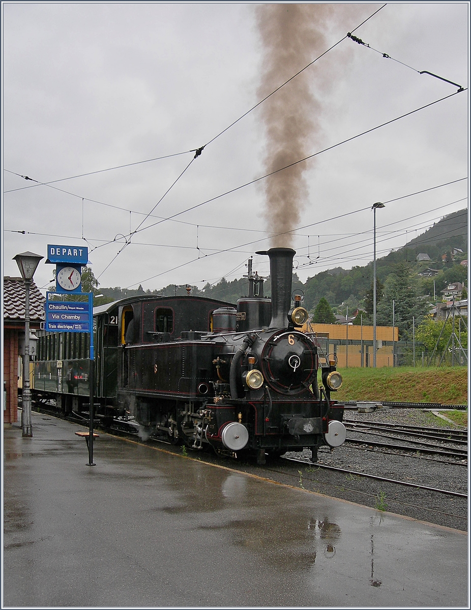 The Blonay-Chamby G 3/3 N° 6 in Blonay.

28.07.2019