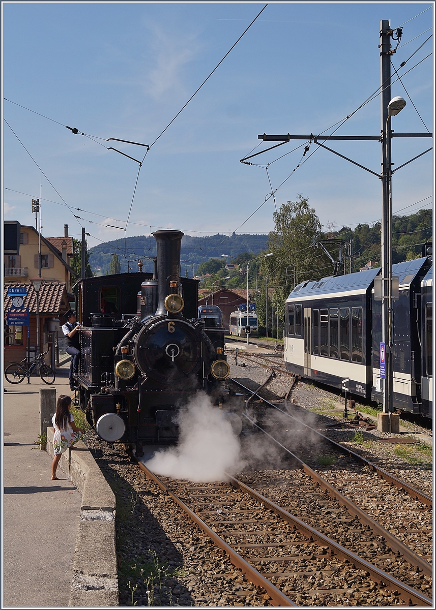The Blonay-Chamby G 3/3 N° 6 in Blonay. 

03.08.2019