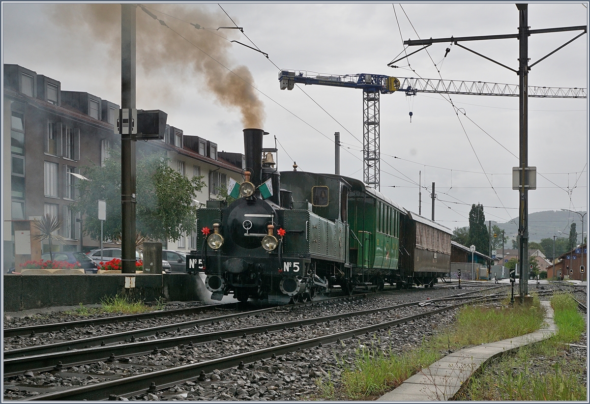 The Blonay-Chamby G 3/3 N° 5 in Blonay. 

02.08.2020