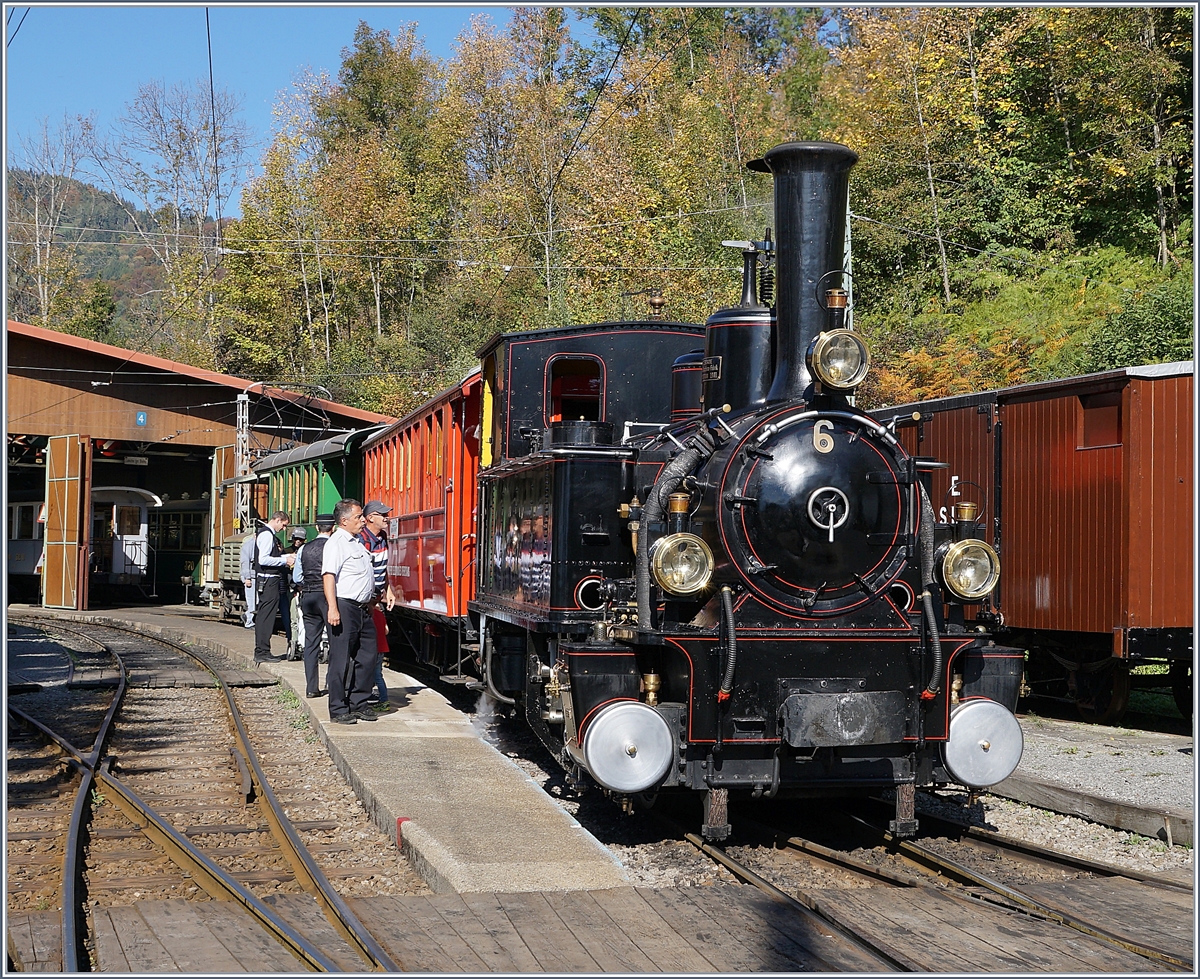 The Blonay-Chamby G 3/3 N° 6 in Chaulin. 

14.10.2018