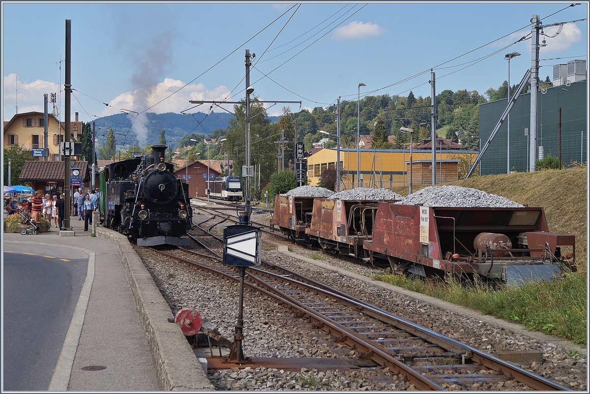 The Blonay-Chamby HG 3/4 N° 3 in Blonay.

19.08.2019