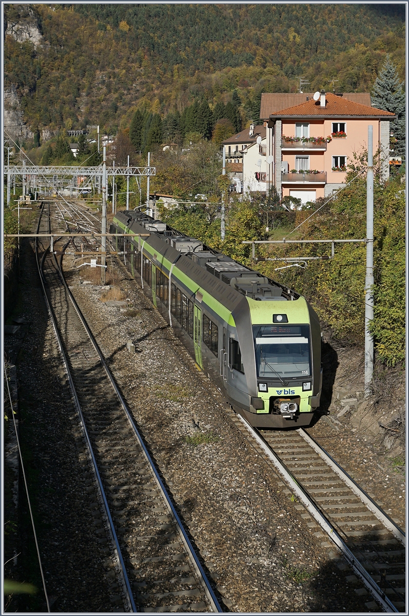 The BLS RABe 535 116 Lötschberger in Varzo.
27.10.2017
