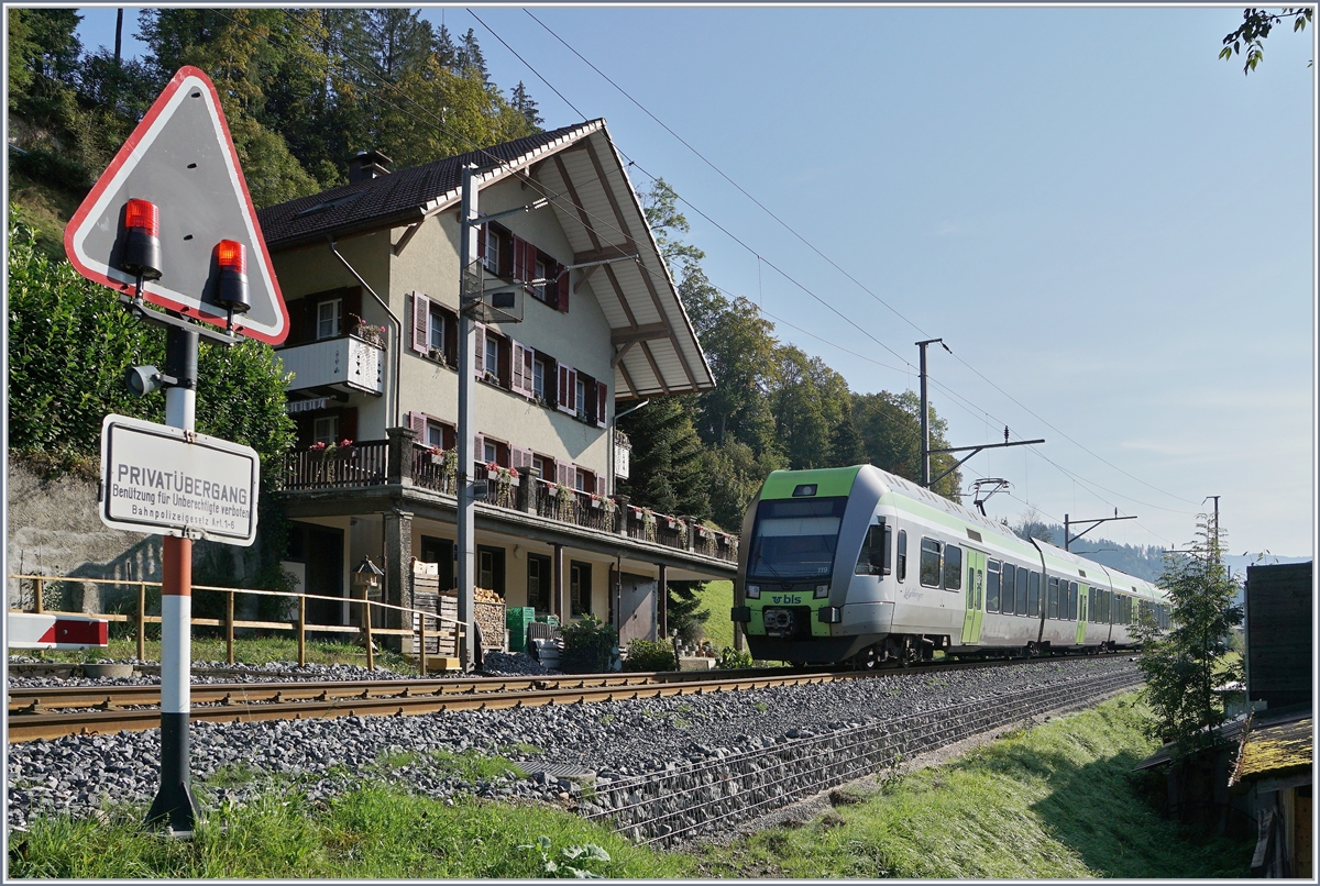 The BLS RABe 535 119  Lötschberger  by Trubschachen. 

30.09.2020