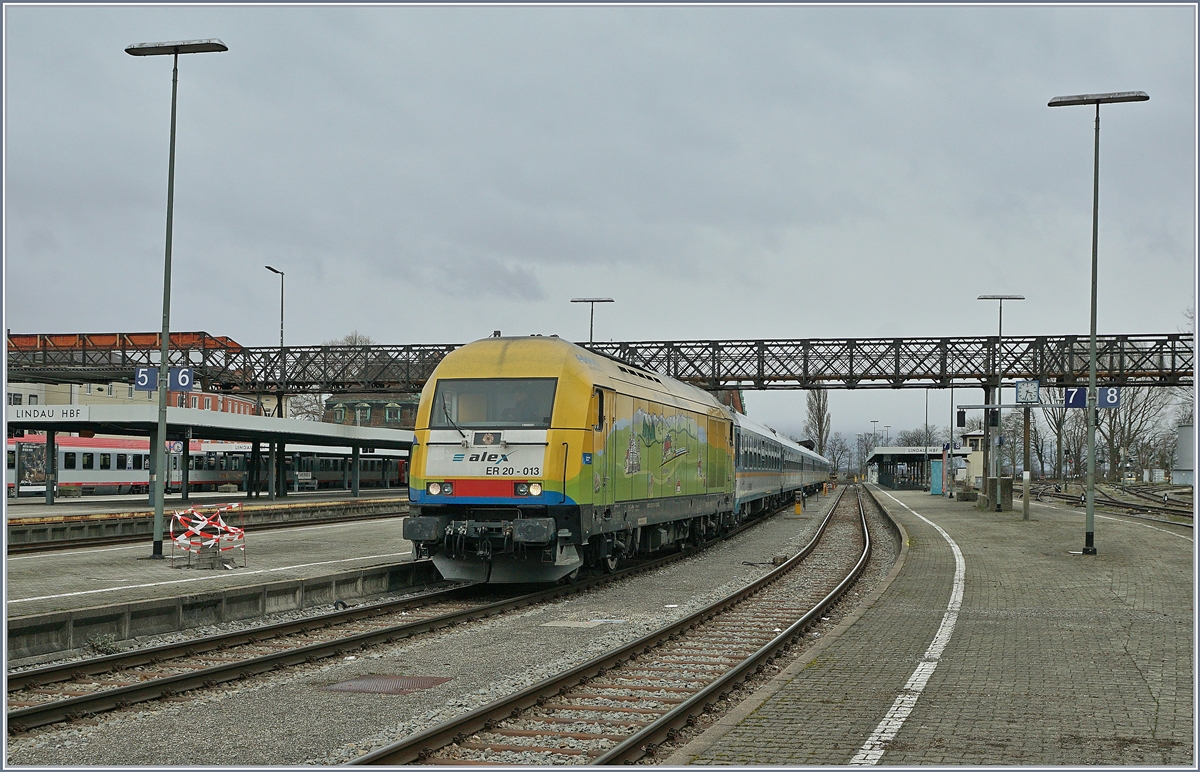 The  Bodo  20-013 in Lindau with an Alex to München.  

14.03.2019