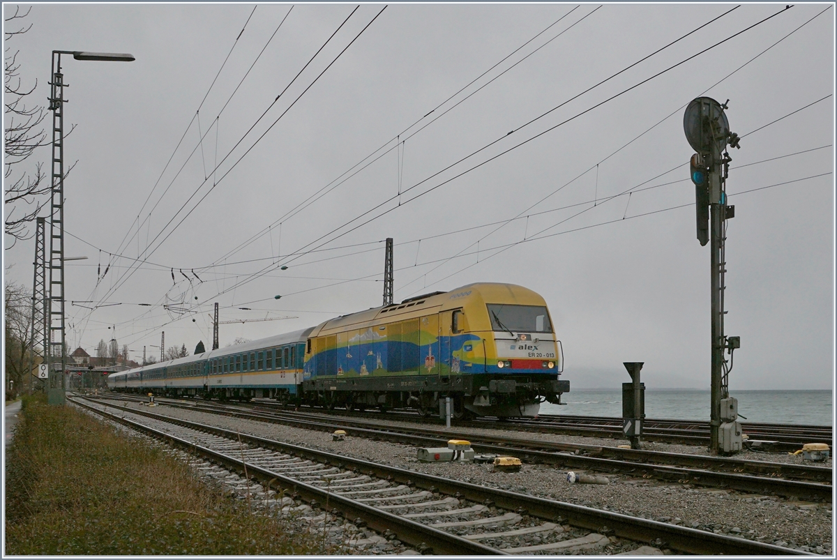 The Bodo ER 20-013 (V 223) wiht an Alex to München in Lindau.

14.03.2019