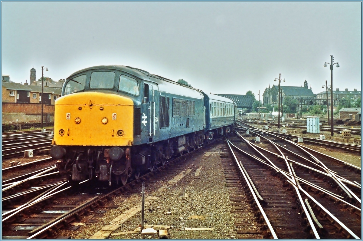 The British Rail 45 134  Neptun  in York. 
18.06.1984