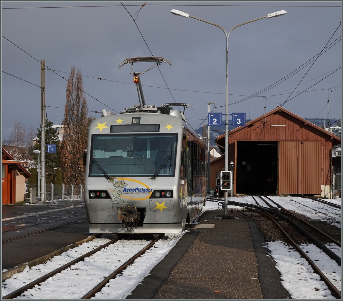 The CEV Beh 2/4 72 in Blonay.
06.03.2016