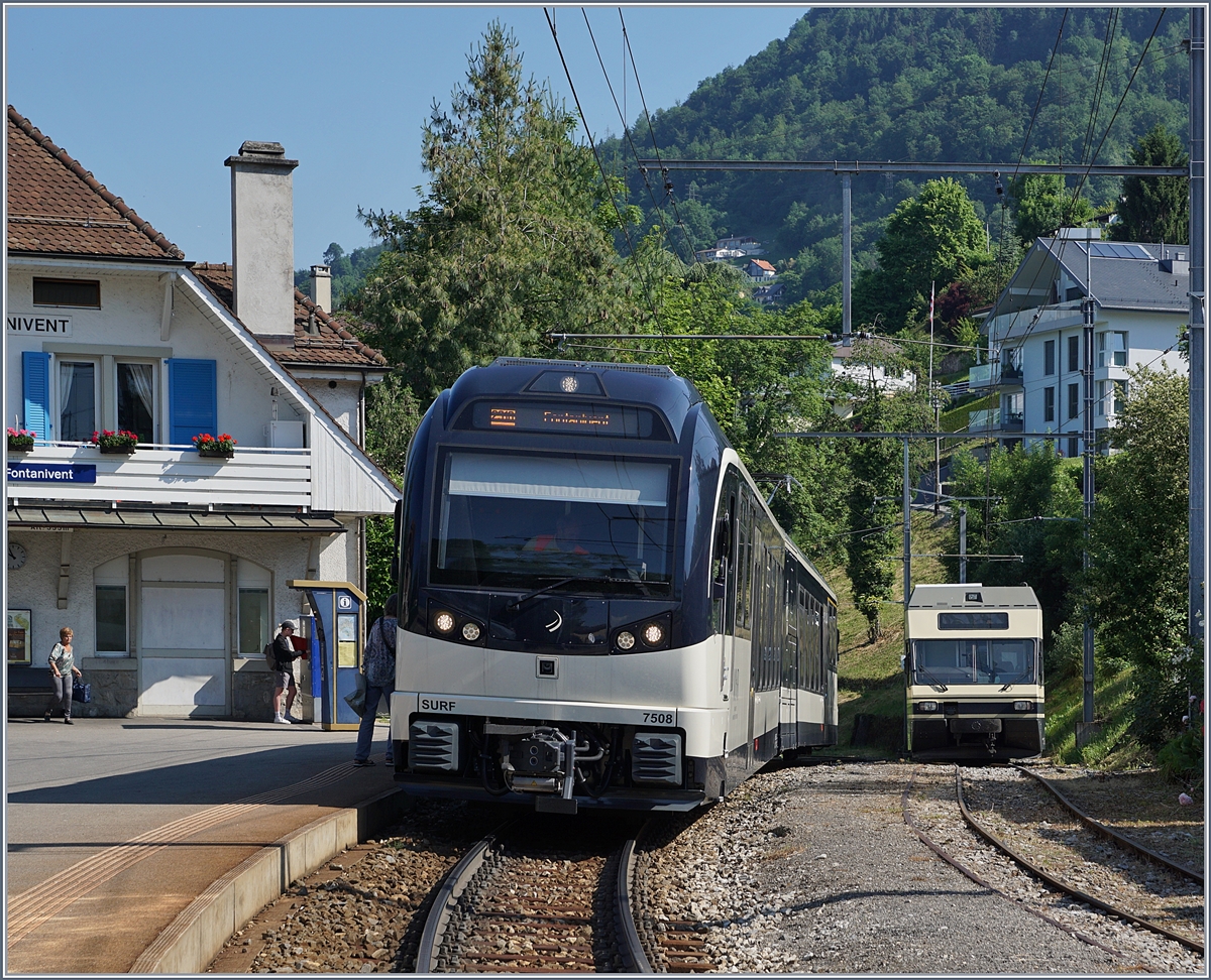 The CEV MVR ABeh 2/6 7508 in Fontanivent.
02.06.2017