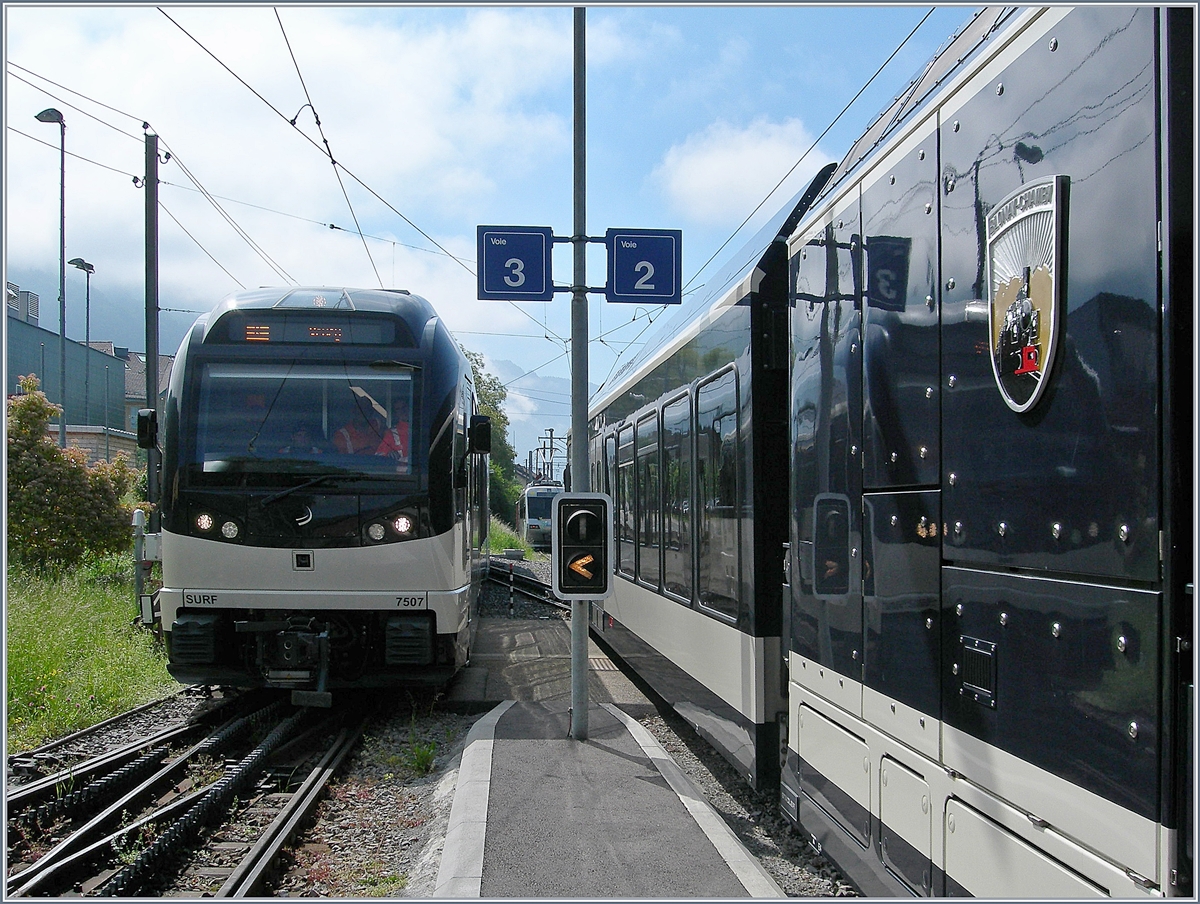 The CEV MVR ABeh 2/6 7507 in Blonay.
11.05.2018