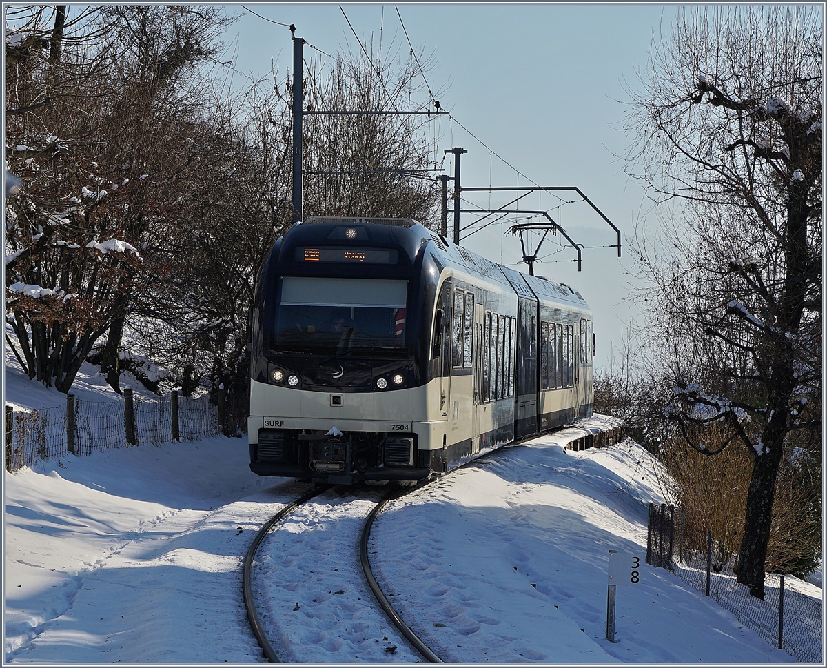 The CEV MVR ABeh 2/6 7504 by St-Légier. 

18.01.2017