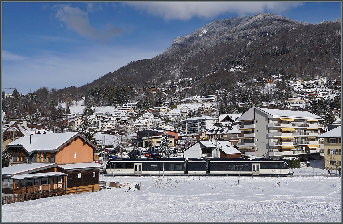 The CEV MVR ABeh 2/6 7505 in Blonay on the way to Vevey.

26.01.2021