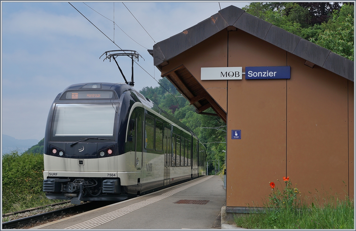 The CEV MVR ABeh 2/6 7504  VEVEY  in Sonzier. 

16.05.2020