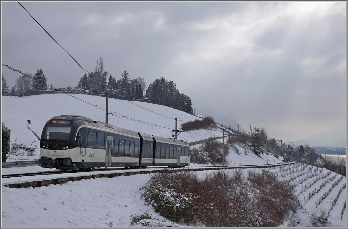The CEV MVR ABeh 2/6 7501 on the way to Les Avants by Planchamp.

07.01.2023