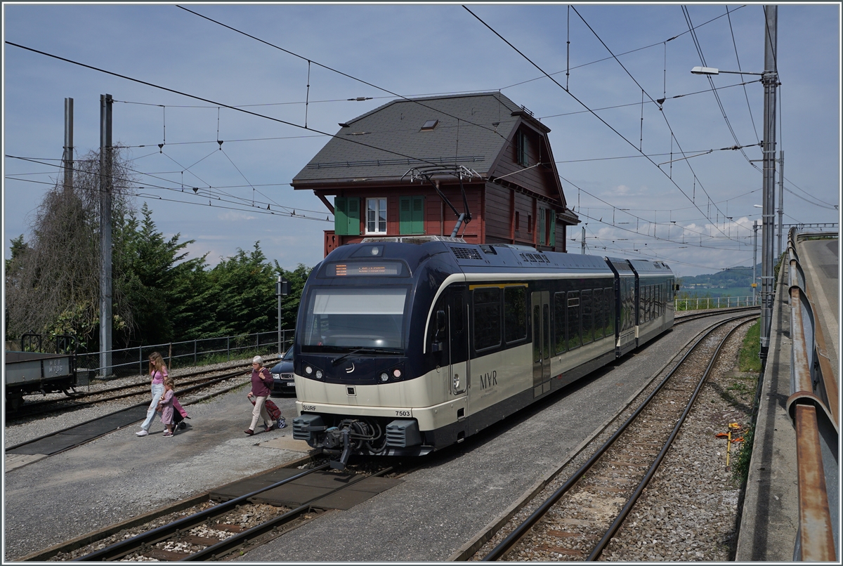 The CEV MVR ABeh 2/6 7503  Blonay-Chamby  in Chamby. 

06.05.2023