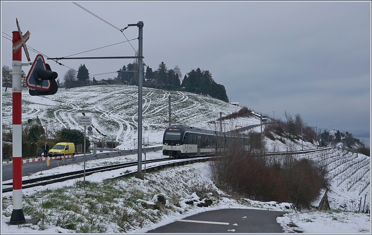 The CEV MVR ABhe 2/6 7508 by Planchamps on the way to Sonzier.
03.03.2018