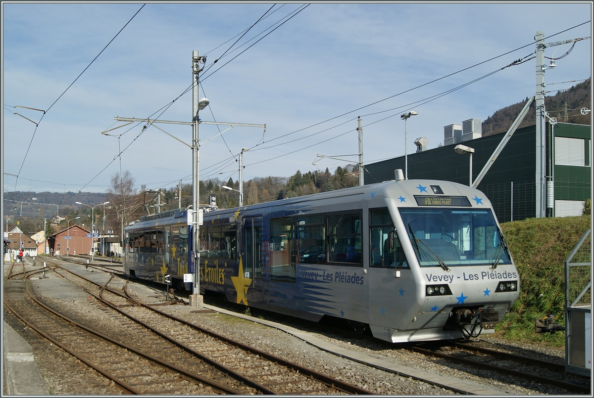 The CEV MVR BDhe 2/4 71 with his Bt in Blonay.
30.01.2016