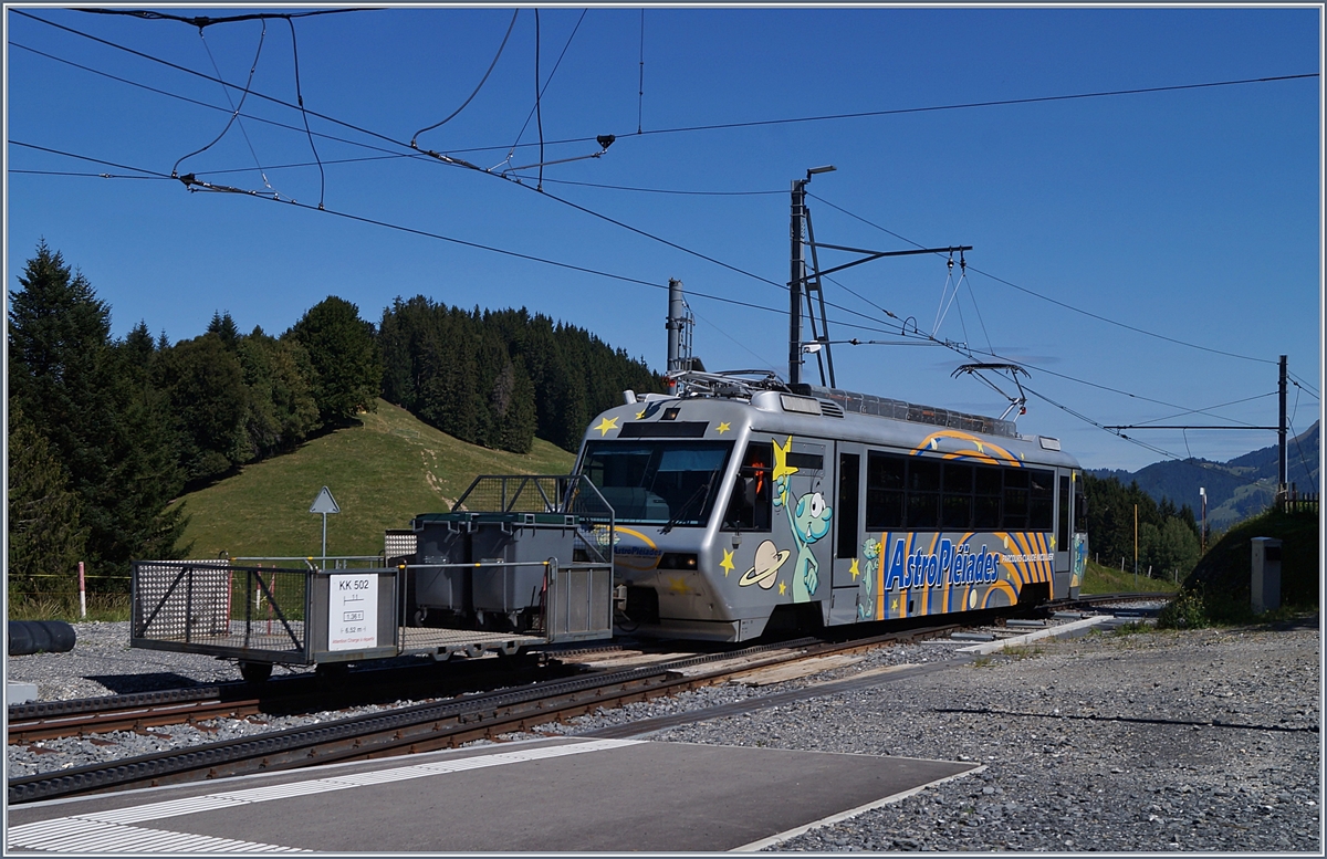 The CEV MVR Bhew 2/4 with his KK 502 is arriving at the summit Station Les Pleiades.
27.08.2018