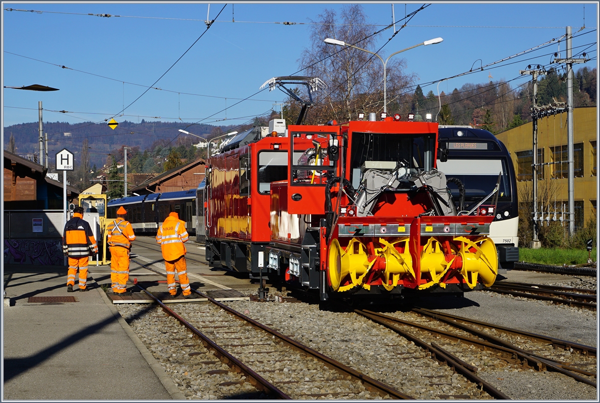 The CEV MVR HGem 2/2 2501 in Blonay.
08.12.2016