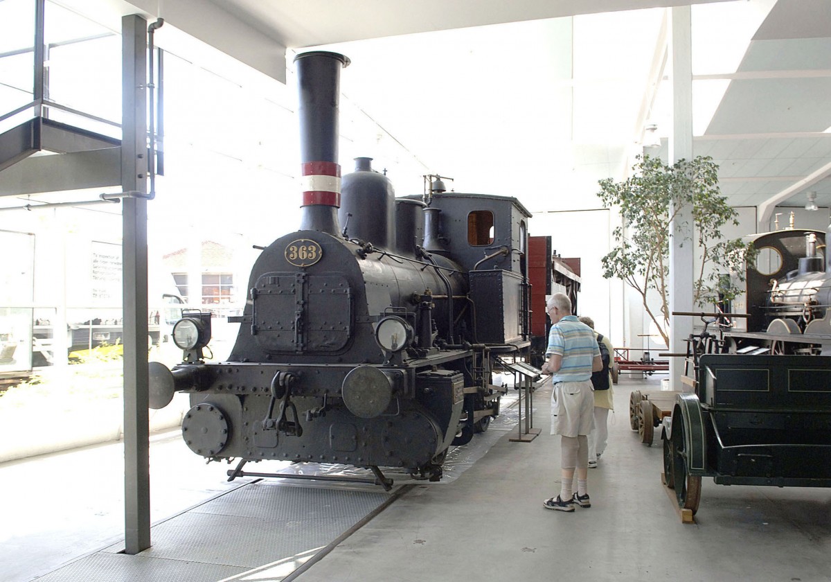 The danish railway museum in Odense. 10. June 2006.