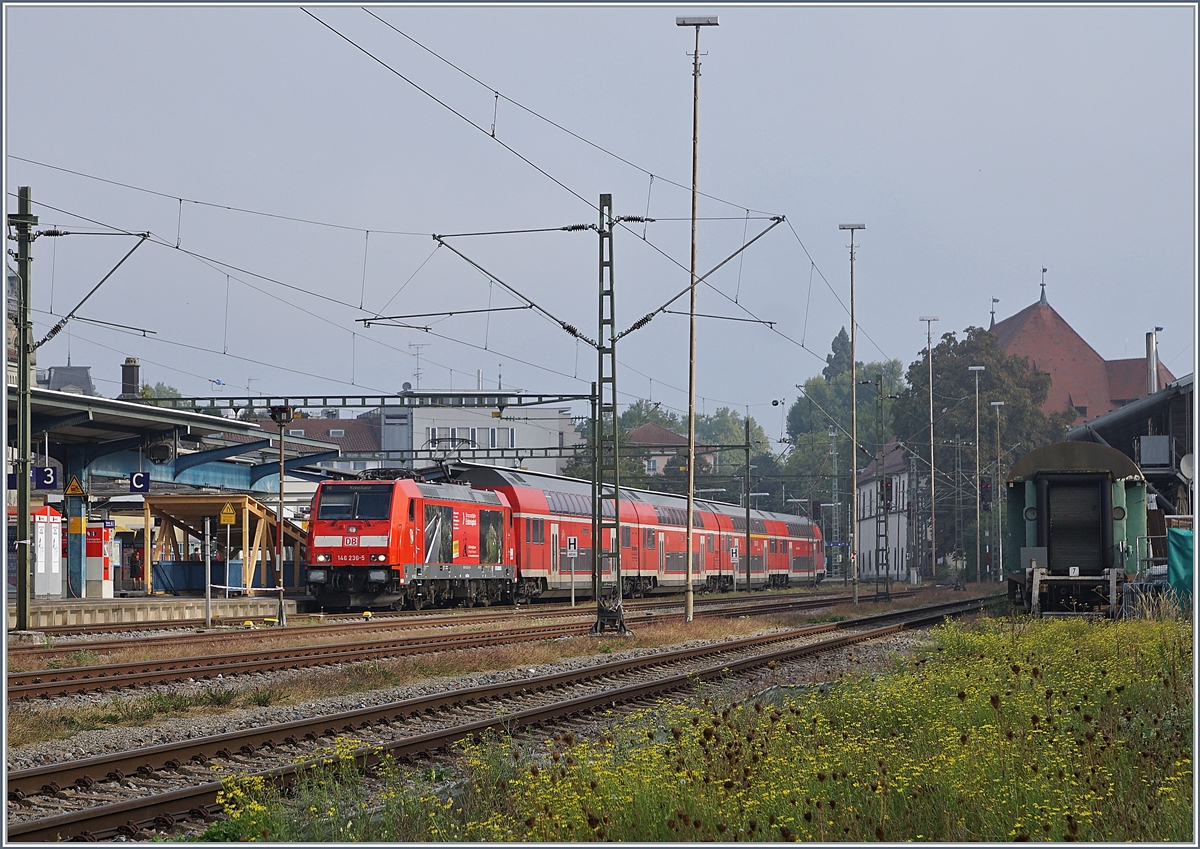 The DB 146 236-5 with a RE in Konstanz.

20.09.2018