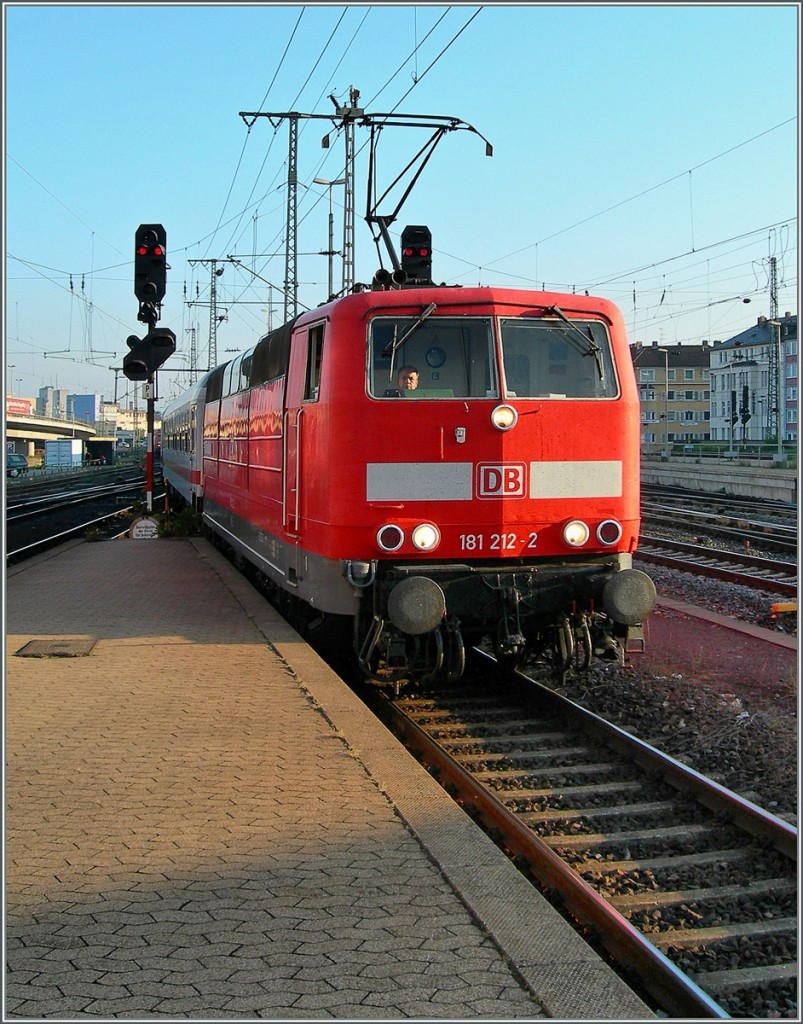 The DB 181 212-2 in Koblenz .
21.09.2006