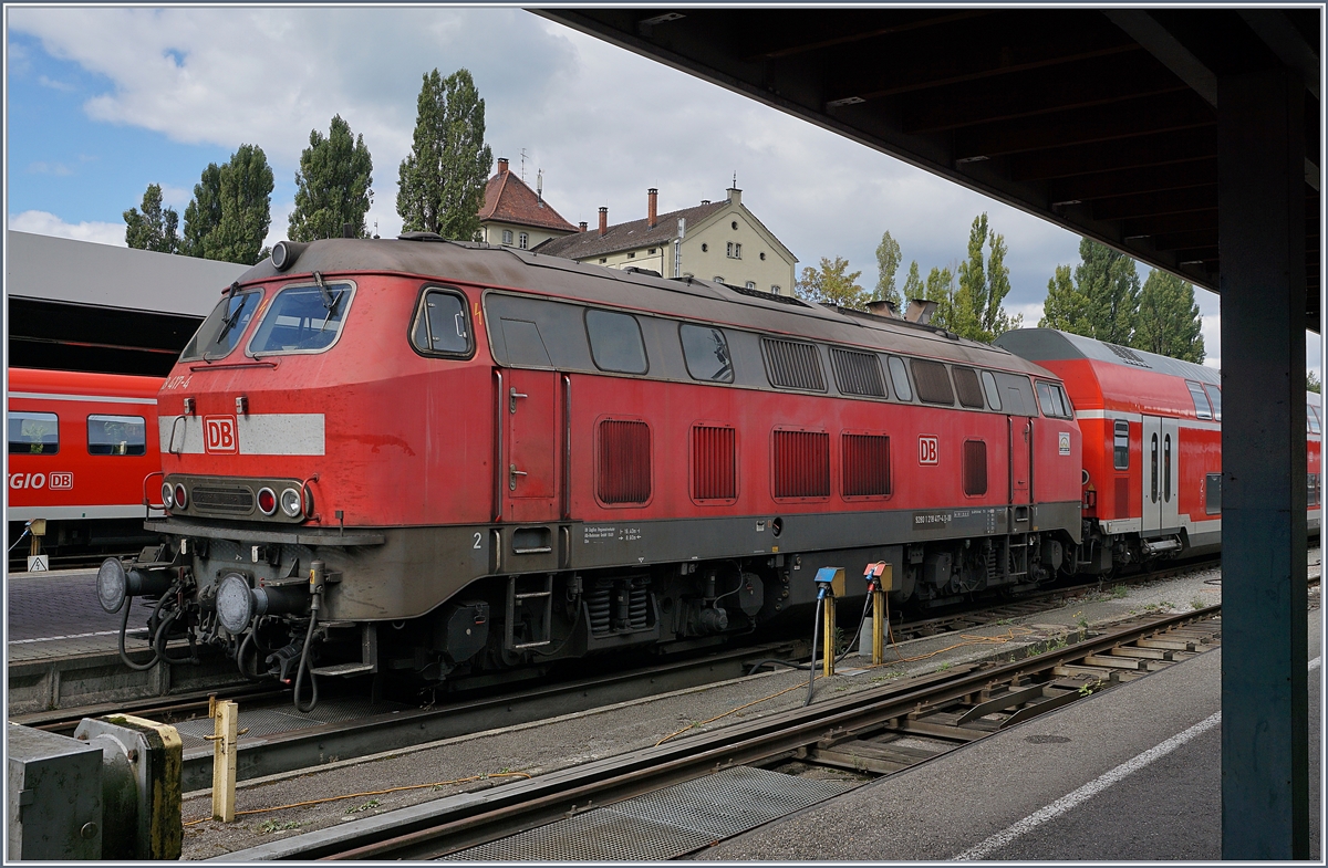 The DB 218 417-4 in Lindau.

24.09.2018