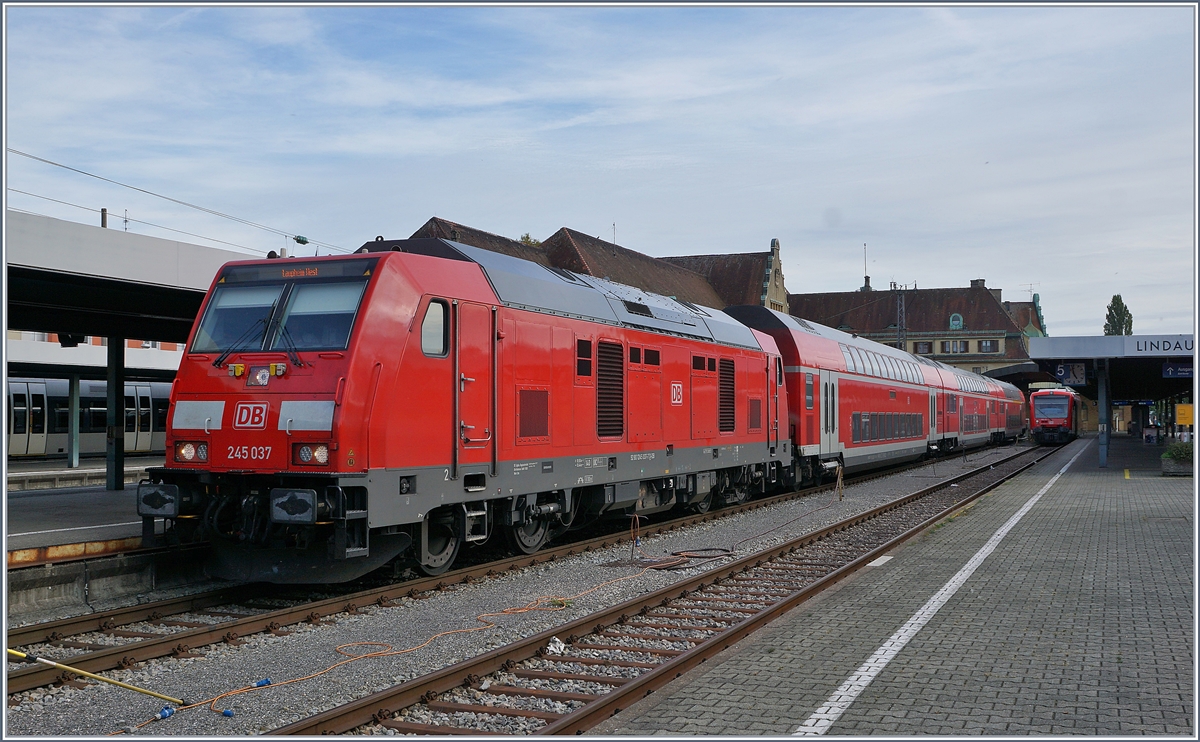 The DB 245 037 in Lindau HBF.
22.09.2018