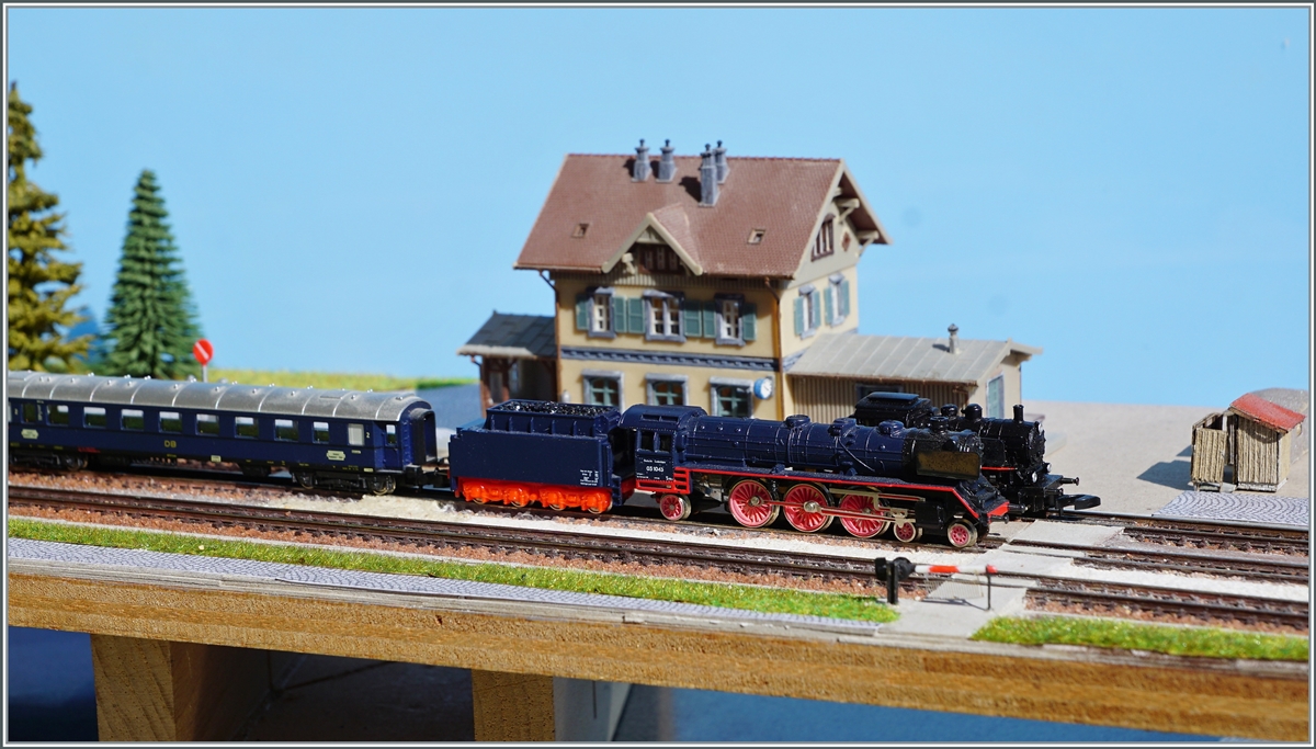 The DB BR 03 on my Z Gauge Diorama  Güglingen . 

30.05.2021