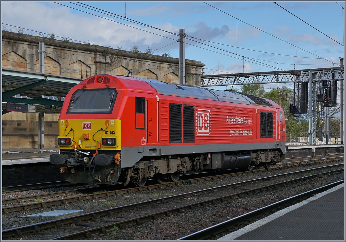 The DB Class 67 (67 013) in Carlisle.
26.04.2018