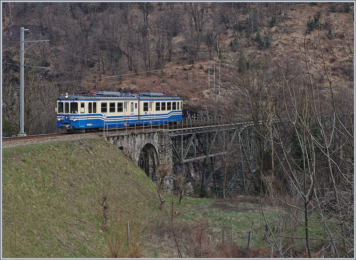 The FART ABDe 6/6 31 Ticino by Intragna.
20.03.2018