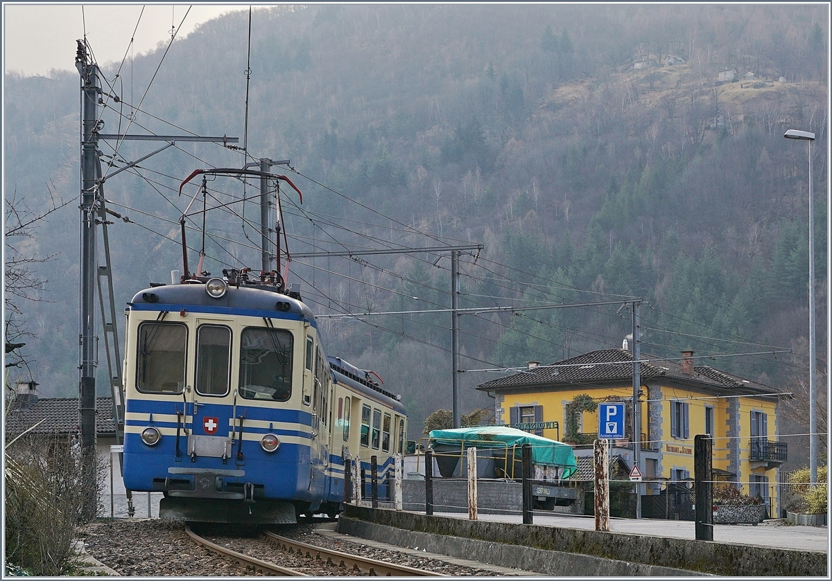 The FART ABDe 6/6 31 Ticino in Intragna.
20.03.2018