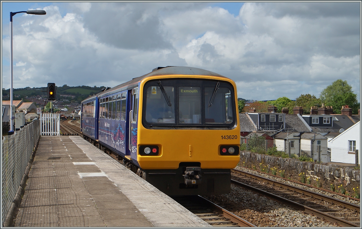 The First Grreat Western 143650 in Exeter St Thomas.
12.05.2014