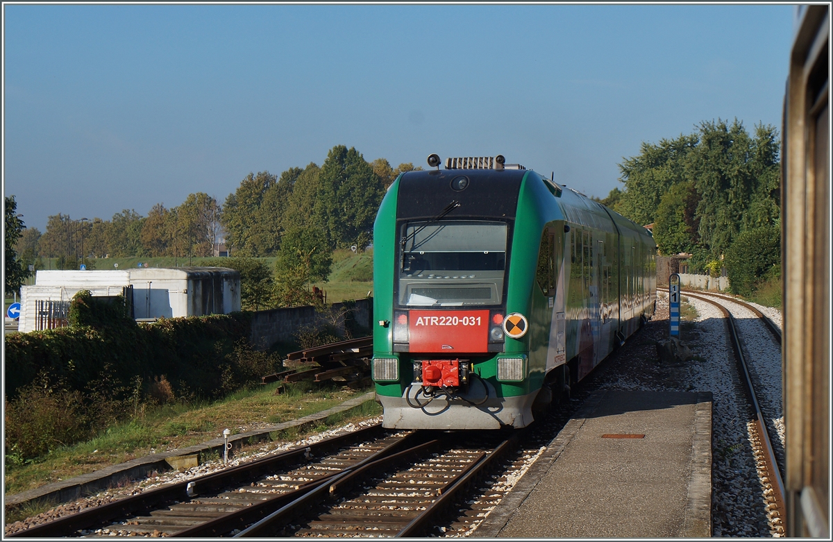 The FRE ATR 220 031 in Sorbolo. 
22. 09.2014