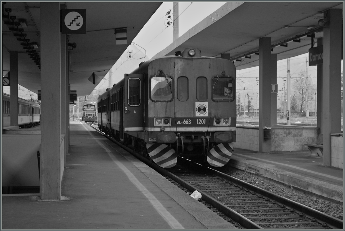 The FS ALn 663 1201 in Domodossola. 
31.010.2013