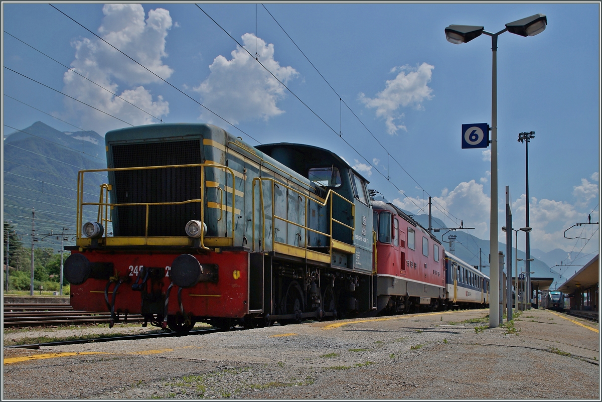 The FS D 245 2242 in Domodossola.
10.06.2014