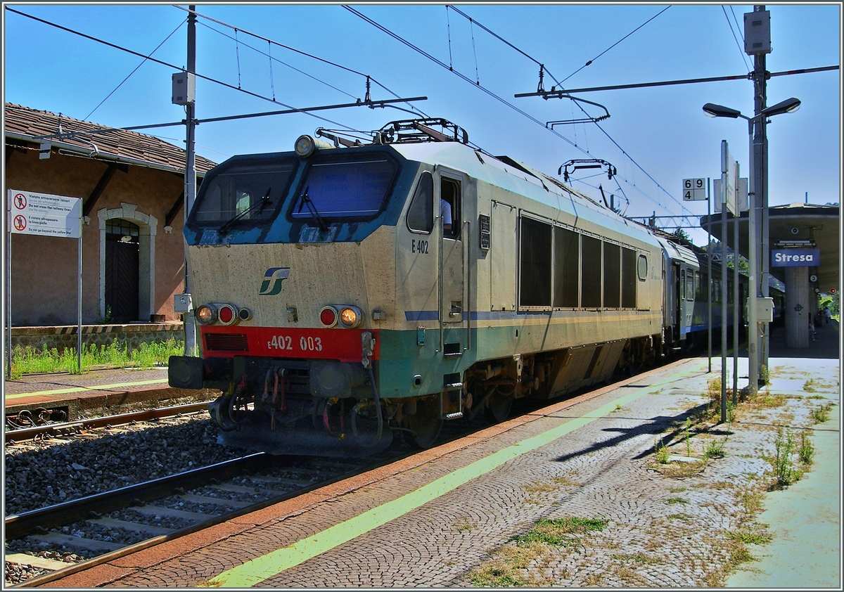 The FS E 402 003 in Stresa.
30.08.2006