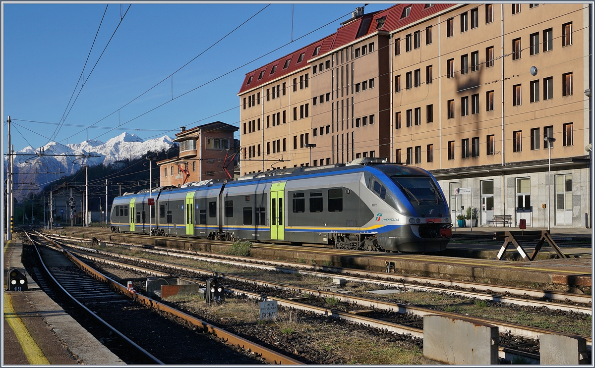 The FS Trenitalia ALe 501 /502 ME 55 in Domodossola.

08.04.2019