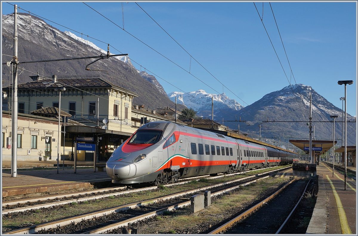 The FS Trenitalia ETR 610 004 in Domodossola.

08.04.2019