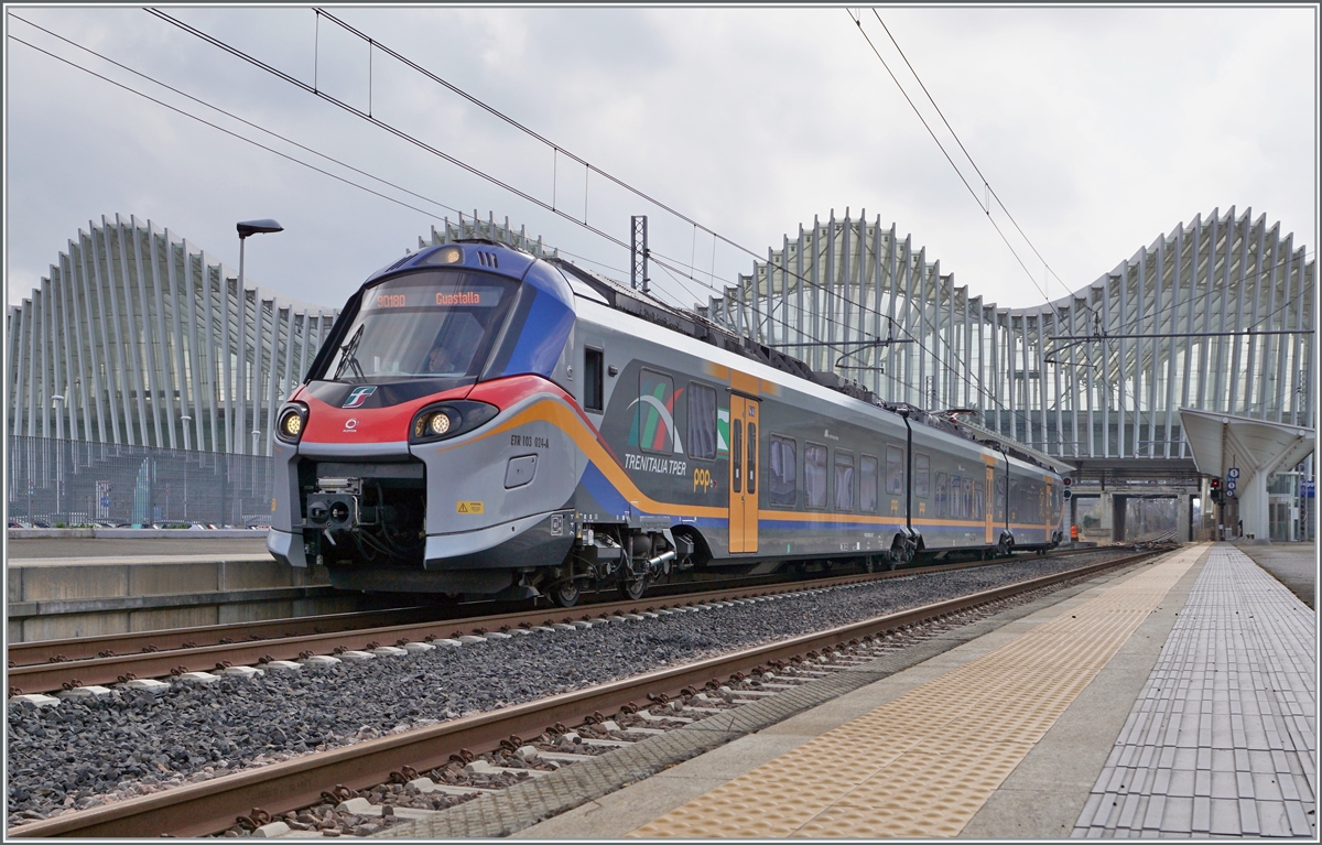 The FS Trenitalia TPER ETR 103 024 in Reggio Mediopadana on the way to Guastalla


14.03.2023