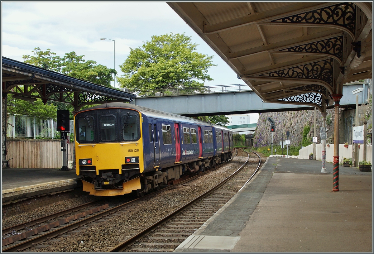 The GWR 150 128 in Teignmouth.
12.05.2014