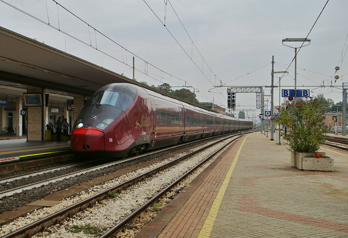 The  Italo  Service 9993 from Milano to Ancona in Rimini.
19.09.2014