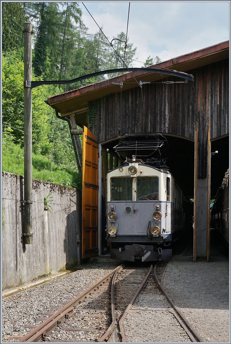 The LBB ABFe 2/4 N° 10 in Chaulin.
03.06.2017