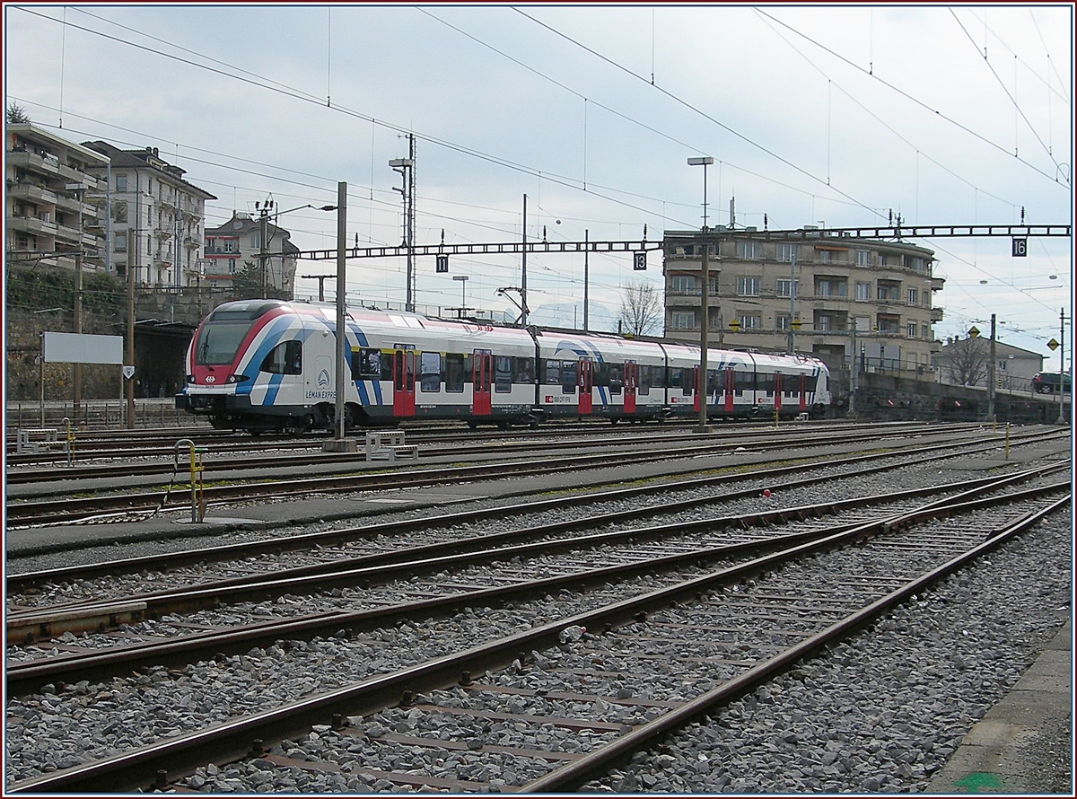 The Leman Express RABe 522 219 in Lausanne.
30.03.2018