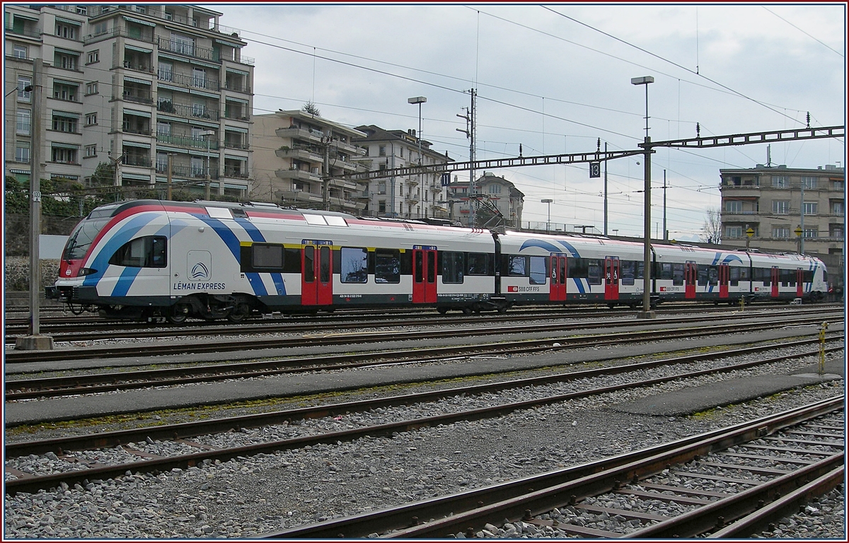 The Leman Express RABe 522 219 in Lausanne.
30.03.2018