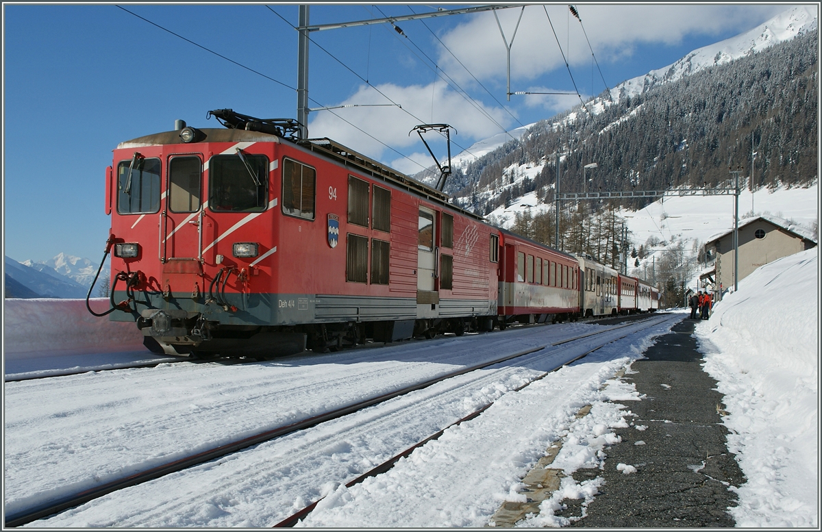 The MGB Deh 4/4 94 in Münster VS.
20.02.2014